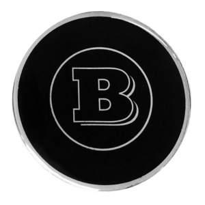 BRABUS ΑΥΤΟΚΟΛΛΗΤΗ ΤΑΠΑ ΓΙΑ ΡΕΖΕΡΒΟΥΑΡ ΜΑΥΡΗ Η ΜΑΥΡΗ/ΧΡΩΜΙΟ ΣΜΑΛΤΟΥ 9,7 cm – 1 ΤΕΜ.