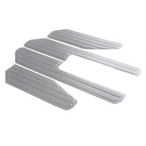 VW AMAROK 2H 2010+ ΜΑΡΣΠΙΕ ΕΣΩΤΕΡΙΚΑ ΑΥΤΟΚΟΛΛΗΤΑ ΑΝΟΞΕΙΔΩΤΟ ΑΤΣΑΛΙ ΧΡΩΜΙΟ – 4 ΤΕΜ.