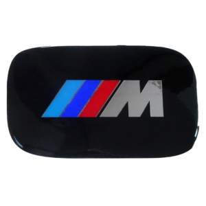 M (BMW) ΣΕΙΡΑ 3 E46 1998-2005 ΑΥΤΟΚΟΛΛΗΤΟ ΤΑΠΑΣ ΡΕΖΕΡΒΟΥΑΡ 18,5 x 11,6 cm ΜΑΥΡΟ/ΧΡΩΜΙΟ ΜΕ ΕΠΙΚΑΛΥΨΗ ΕΠΟΞΕΙΔΙΚΗΣ ΡΥΤΙΝΗΣ (ΥΓΡΟ ΓΥΑΛΙ) – 1 ΤΕΜ.