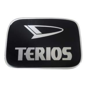 DAIHATSU TERIOS 5D 2006-2017 ΑΥΤΟΚΟΛΛΗΤΟ ΤΑΠΑΣ ΡΕΖΕΡΒΟΥΑΡ 18×13,4 cm ΜΑΥΡΟ/ΧΡΩΜΙΟ ΜΕ ΕΠΙΚΑΛΥΨΗ ΕΠΟΞΕΙΔΙΚΗΣ ΡΥΤΙΝΗΣ (ΥΓΡΟ ΓΥΑΛΙ) – 1 ΤΕΜ.