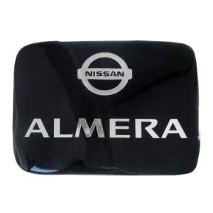 NISSAN ALMERA N16 4D/5D 2002-2006 ΑΥΤΟΚΟΛΛΗΤΟ ΤΑΠΑΣ ΡΕΖΕΡΒΟΥΑΡ 17,1 x 14 cm ΜΑΥΡΟ/ΧΡΩΜΙΟ ΜΕ ΕΠΙΚΑΛΥΨΗ ΕΠΟΞΕΙΔΙΚΗΣ ΡΥΤΙΝΗΣ (ΥΓΡΟ ΓΥΑΛΙ) – 1 ΤΕΜ.