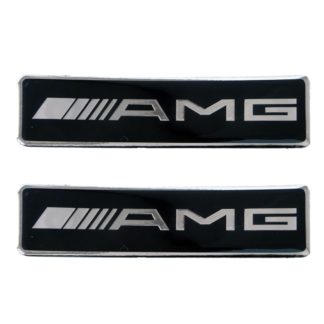 AMG (MERCEDES) ΣΗΜΑΤΑ ΒΙΔΩΤΑ 10 Χ 3 cm ΕΠΟΞΕΙΔΙΚΗΣ ΡΥΤΙΝΗΣ (ΥΓΡΟ ΓΥΑΛΙ) ΣΕ ΜΑΥΡΟ/ΧΡΩΜΙΟ ΓΙΑ ΠΑΤΑΚΙΑ - 2 ΤΕΜ.