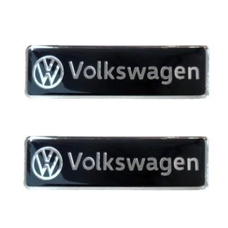 VW ΣΗΜΑΤΑ ΒΙΔΩΤΑ 10 Χ 3 cm ΕΠΟΞΕΙΔΙΚΗΣ ΡΥΤΙΝΗΣ (ΥΓΡΟ ΓΥΑΛΙ) ΣΕ ΜΑΥΡΟ/ΧΡΩΜΙΟ ΓΙΑ ΠΑΤΑΚΙΑ - 2 ΤΕΜ.