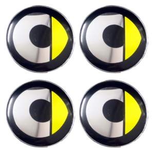 SMART ΤΑΠΕΣ ΚΕΝΤΡΟΥ ΖΑΝΤΑΣ ΚΟΥΜΠΩΤΕΣ ΜΑΥΡΟ/ΧΡΩΜΙΟ/ΚΙΤΡΙΝΟ (ΕΣΩΤΕΡ. 56 mm ΚΑΙ ΕΞΩΤΕΡ. 60 mm) – 4 ΤΕΜ.