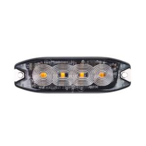 ΣΤΡΟΜΠΟ 12/24V 10x3x0,9cm ΠΟΡΤΟΚΑΛΙ 4LED 12W (4x3W) R65 R10 IP68 AMiO – 1 ΤΕΜ.