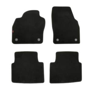 SKODA KAMIQ 12/2019+ ΜΑΡΚΕ ΠΑΤΑΚΙΑ EXECUTIVE ΜΟΚΕΤΑ ΣΕ ΜΑΥΡΟ ΧΡΩΜΑ ME ΚΟΥΜΠΩΜΑΤΑ LAMPA  – 4 ΤΕΜ.