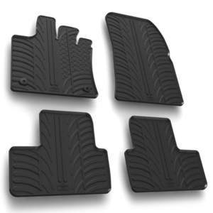 RENAULT CAPTUR 12/2019+ ΜΑΡΚΕ ΠΑΤΑΚΙΑ SUMISURA ΛΑΣΤΙΧΟ ΣΕ ΜΑΥΡΟ ΧΡΩΜΑ ME ΚΟΥΜΠΩΜΑΤΑ LAMPA – 4 ΤΕΜ.