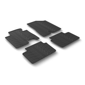 KIA CEED 5D 2012-09/2018 / HYUNDAI I30 SW 3D / 5D 2012-04/2017 ΜΑΡΚΕ ΠΑΤΑΚΙΑ SUMISURA ΛΑΣΤΙΧΟ ΣΕ ΜΑΥΡΟ ΧΡΩΜΑ ME ΚΟΥΜΠΩΜΑΤΑ LAMPA - 4 ΤΕΜ.