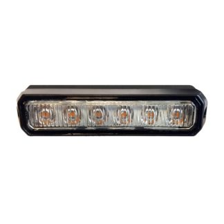 ΣΤΡΟΜΠΟ 12/24V 11x2,5x1,7cm ΠΟΡΤΟΚΑΛΙ 6LED 18W (6x3W) R65 R10 AMiO - 1 ΤΕΜ.