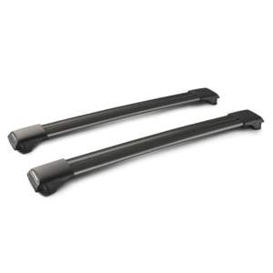 ΜΠΑΡΕΣ ΟΡΟΦΗΣ ΑΛΟΥΜΙΝΙΟΥ ΜΑΥΡΗ RAIL BAR STANDARD 85cm 2ΤΕΜ. ΜΕ ΚΛΕΙΔΙ