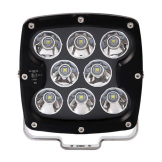 ΠΡΟΒΟΛΕΑΣ ΟΔΗΓΗΣΗΣ LED DRIVING LIGHTS ΜΑΥΡΟΣ 10-32V 80W 5600lm 8 CREE LED ΤΕΤΡΑΓΩΝΟΣ (130 x 130 x 86 mm) M-TECH